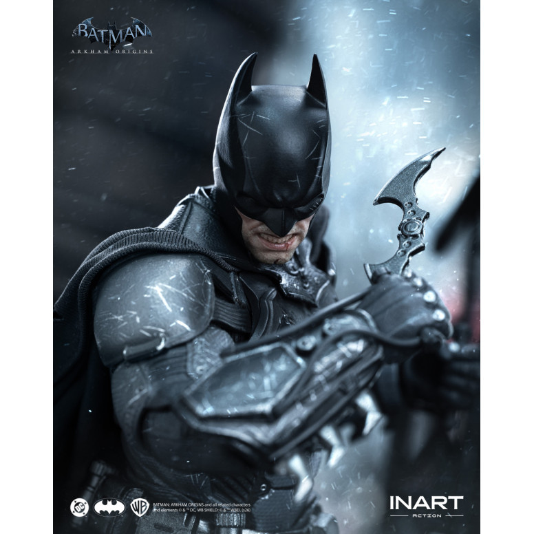 INART - Batman (versione danneggiata dalla battaglia) - Batman: Arkham Origins Figura in scala 1/12