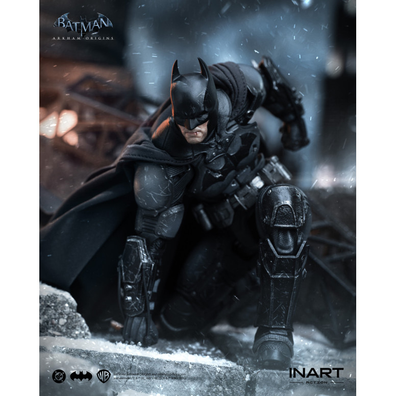INART - Batman (versione danneggiata dalla battaglia) - Batman: Arkham Origins Figura in scala 1/12