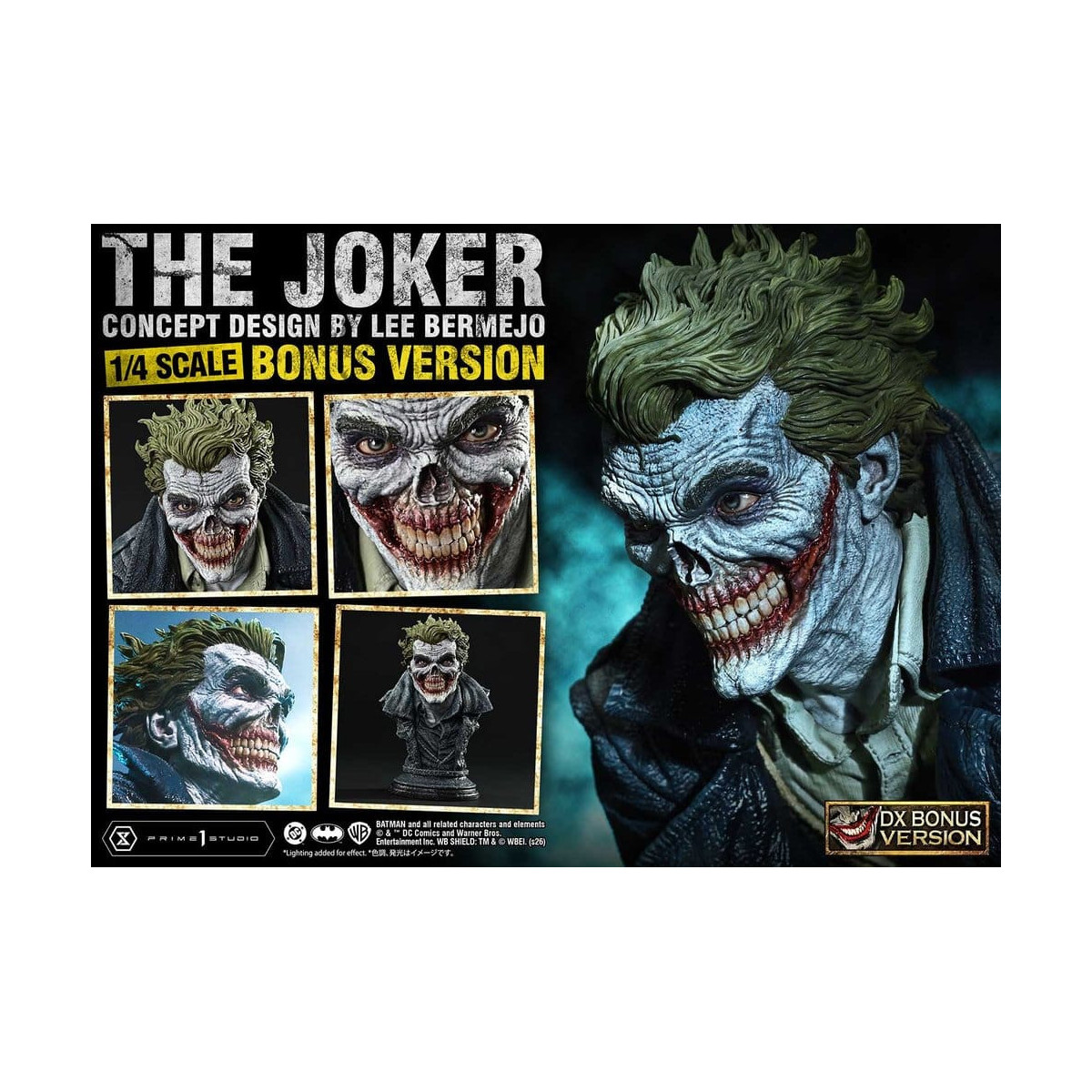 Prime 1 Studio - Joker (design concettuale di Lee Bermejo) Versione bonus DX - Serie Ultimate Premium Masterline 1/4