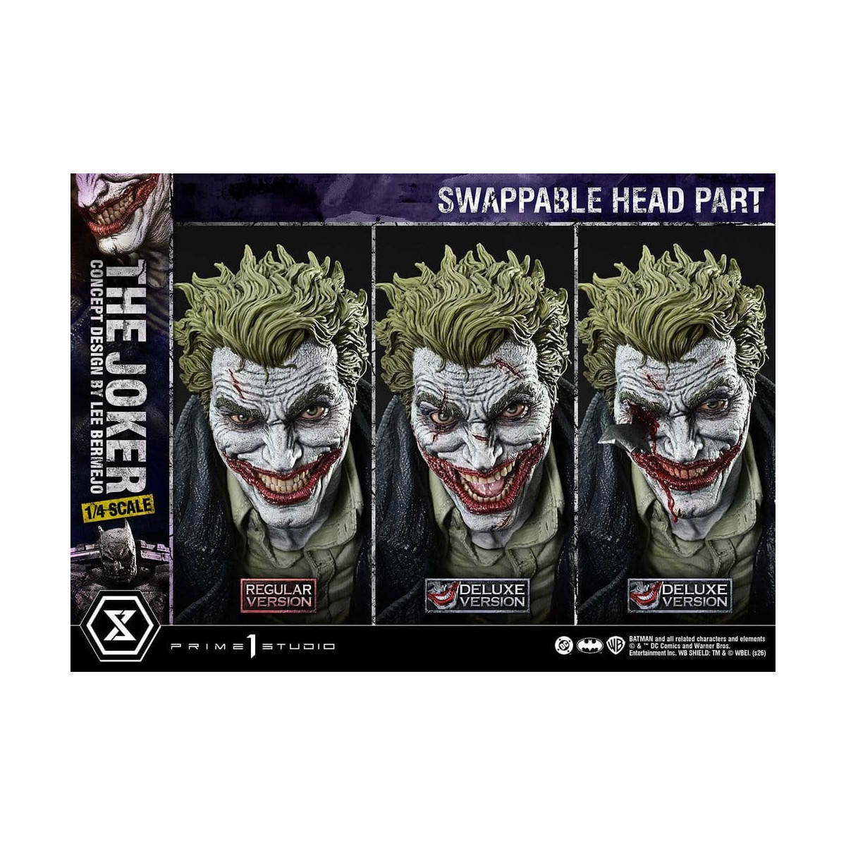 Prime 1 Studio - Joker (design concettuale di Lee Bermejo) Versione bonus DX - Serie Ultimate Premium Masterline 1/4