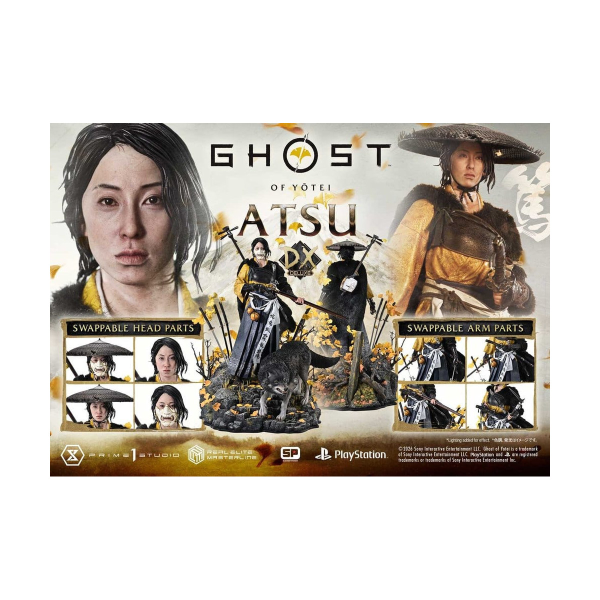 Prime 1 Studio - Fantasma di Yotei - Atsu DX Versione Bonus - Real Elite Masterline Series 1/4