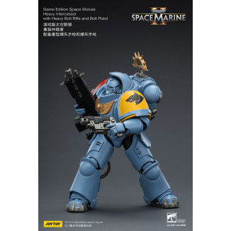 JoyToy - Space Marines II - Space Wolves - Intercessore pesante con fucile a otturatore pesante e pistola a otturatore 1/18