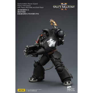 JoyToy - Space Marines II - Raven Guard - Intercessore pesante con fucile pesante e pistola bolt 1/18