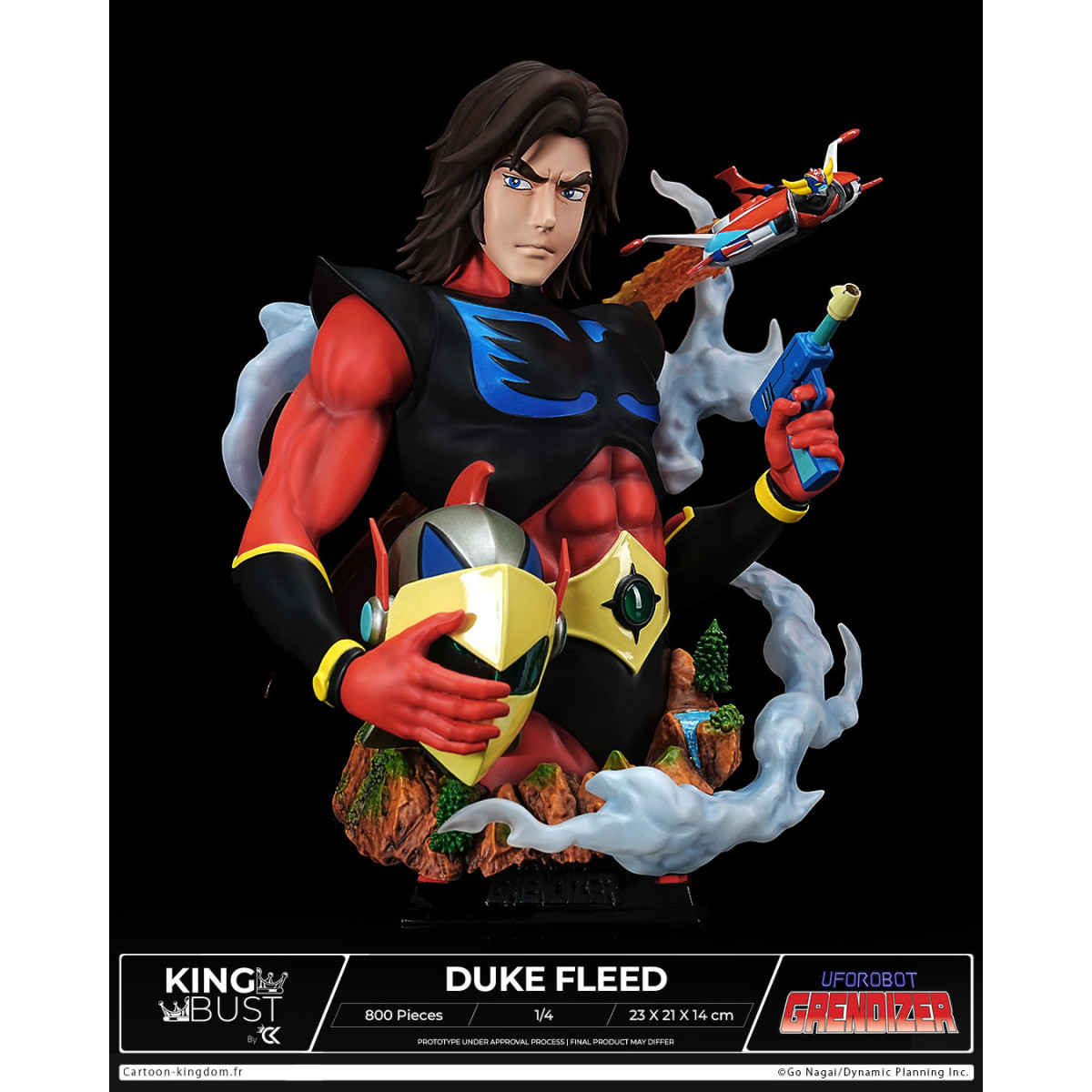 Cartoon Kingdom - Re Busto Actarus 1/4 - Goldrake (Grendizer) Grendizer - Edizione limitata