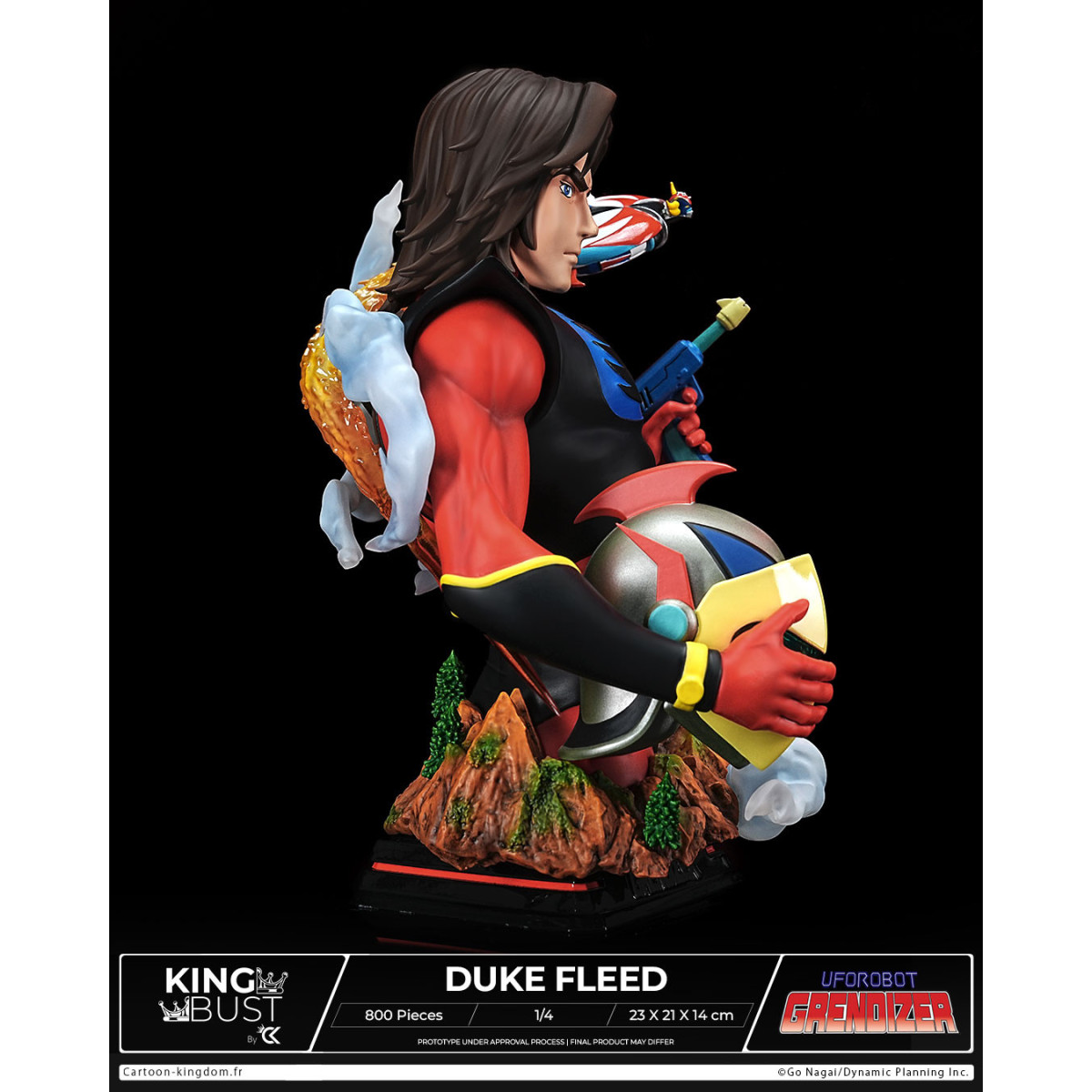 Cartoon Kingdom - Re Busto Actarus 1/4 - Goldrake (Grendizer) Grendizer - Edizione limitata