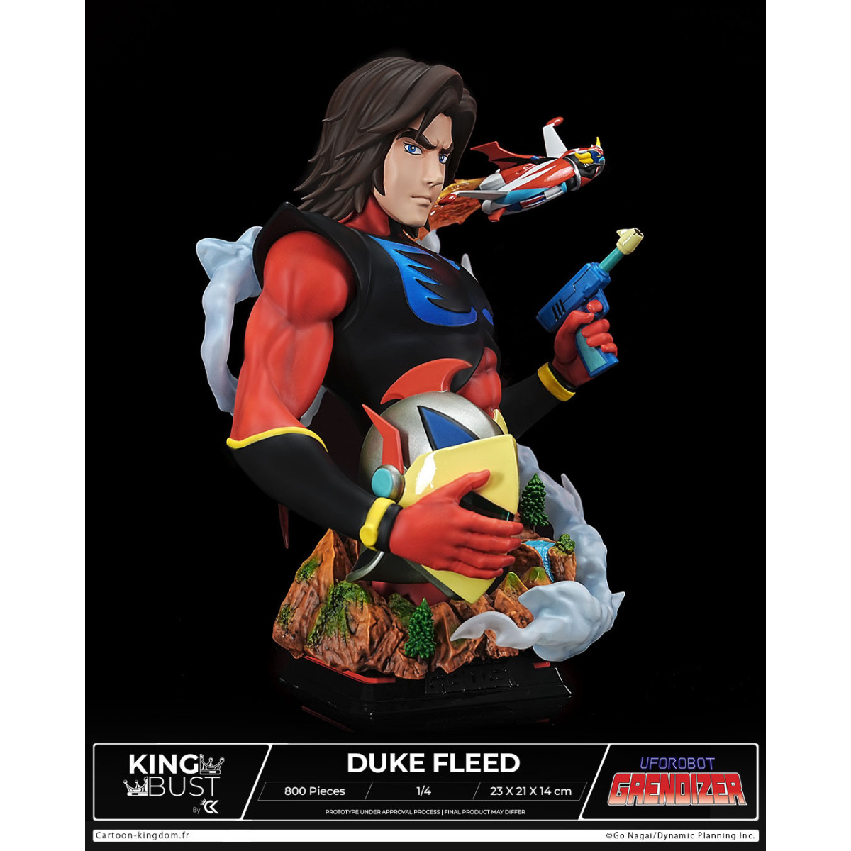 Cartoon Kingdom - Re Busto Actarus 1/4 - Goldrake (Grendizer) Grendizer - Edizione limitata