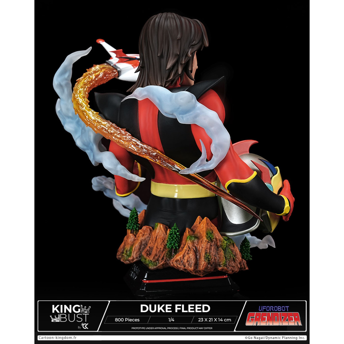 Cartoon Kingdom - Re Busto Actarus 1/4 - Goldrake (Grendizer) Grendizer - Edizione limitata