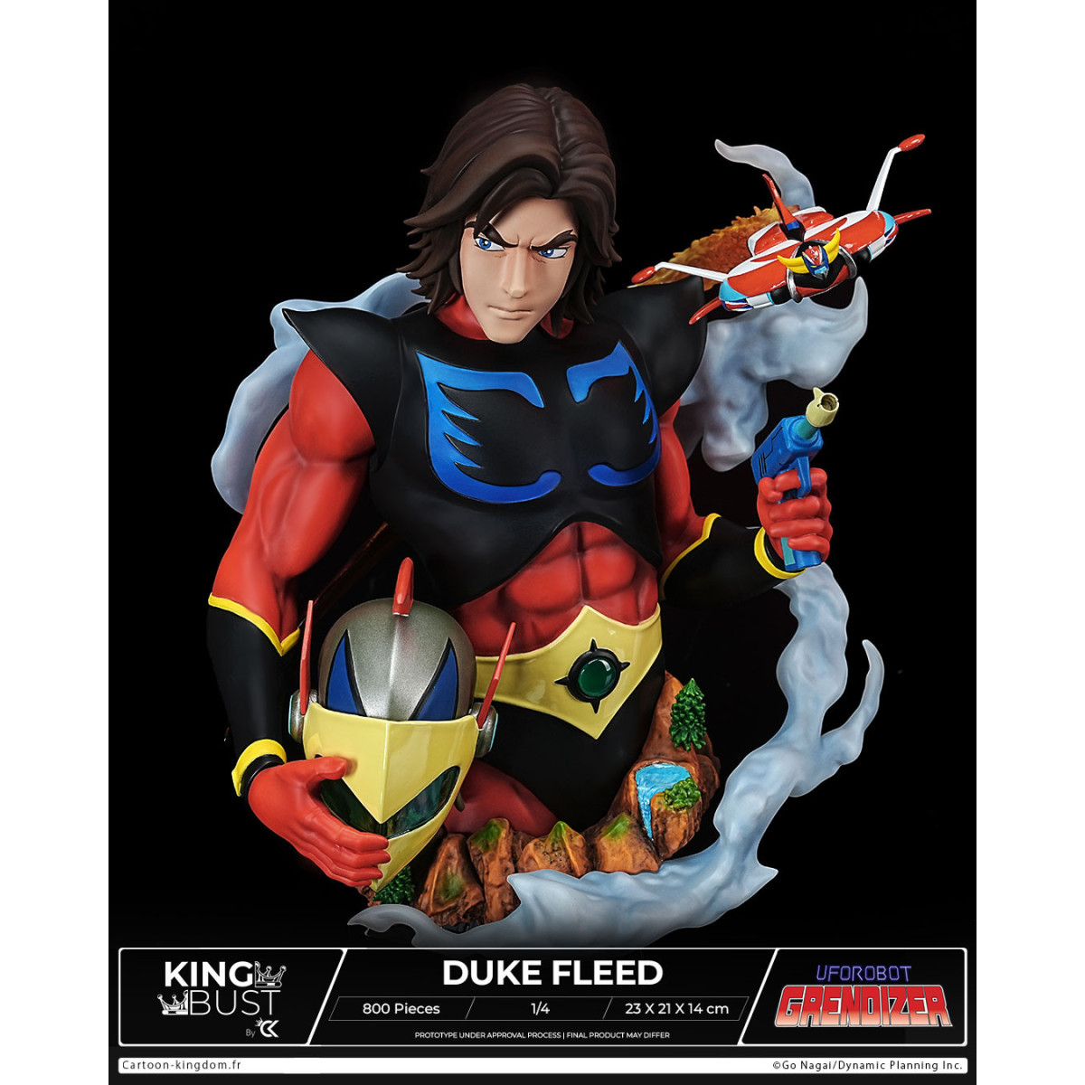 Cartoon Kingdom - Re Busto Actarus 1/4 - Goldrake (Grendizer) Grendizer - Edizione limitata