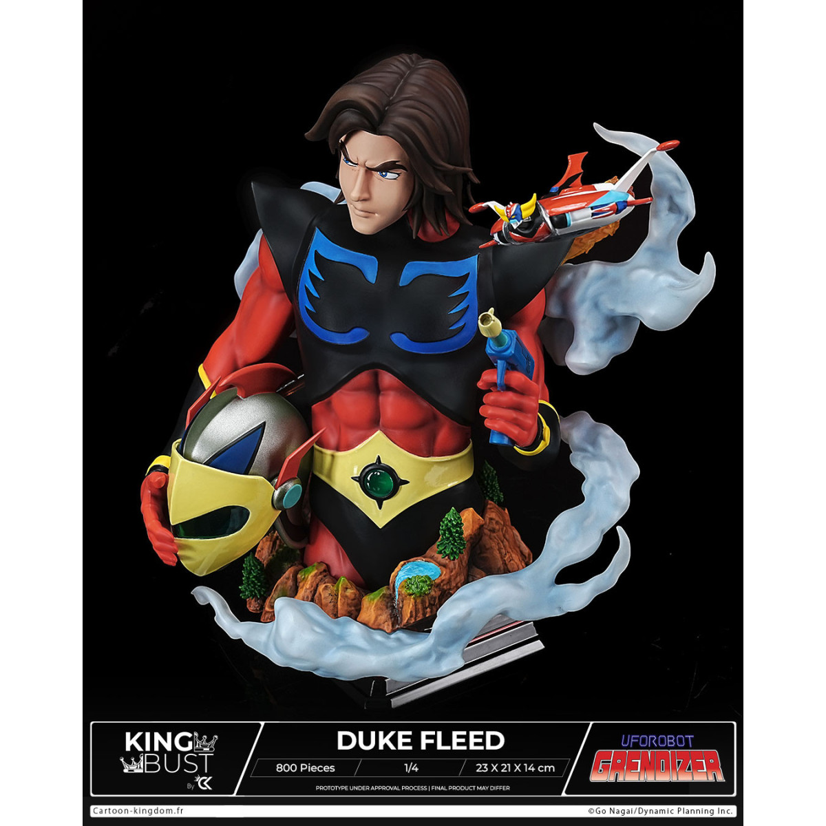 Cartoon Kingdom - Re Busto Actarus 1/4 - Goldrake (Grendizer) Grendizer - Edizione limitata