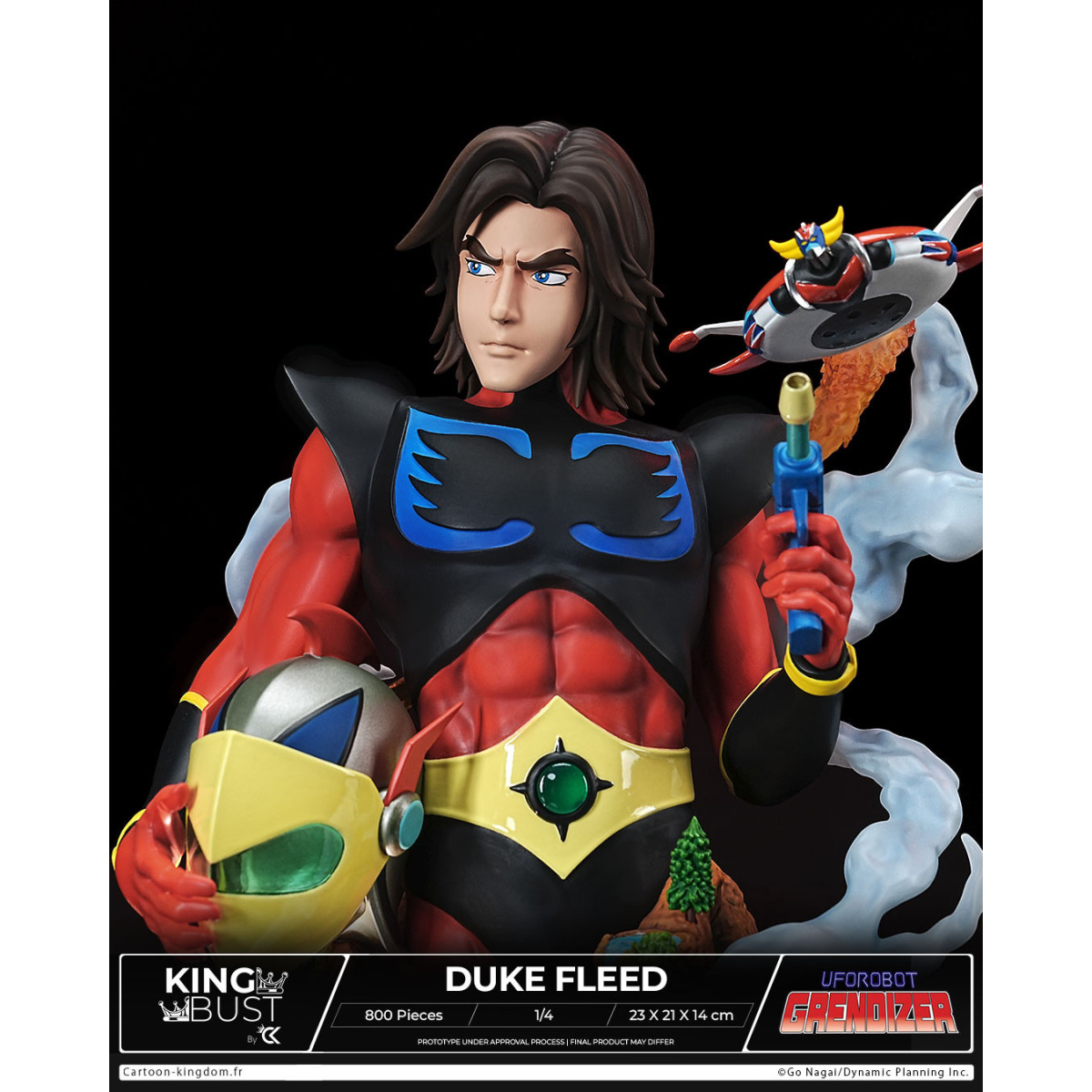 Cartoon Kingdom - Re Busto Actarus 1/4 - Goldrake (Grendizer) Grendizer - Edizione limitata