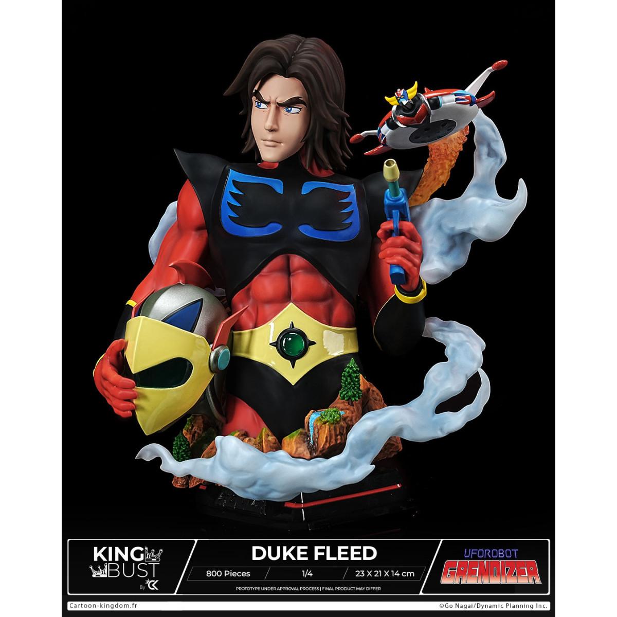 Cartoon Kingdom - Re Busto Actarus 1/4 - Goldrake (Grendizer) Grendizer - Edizione limitata