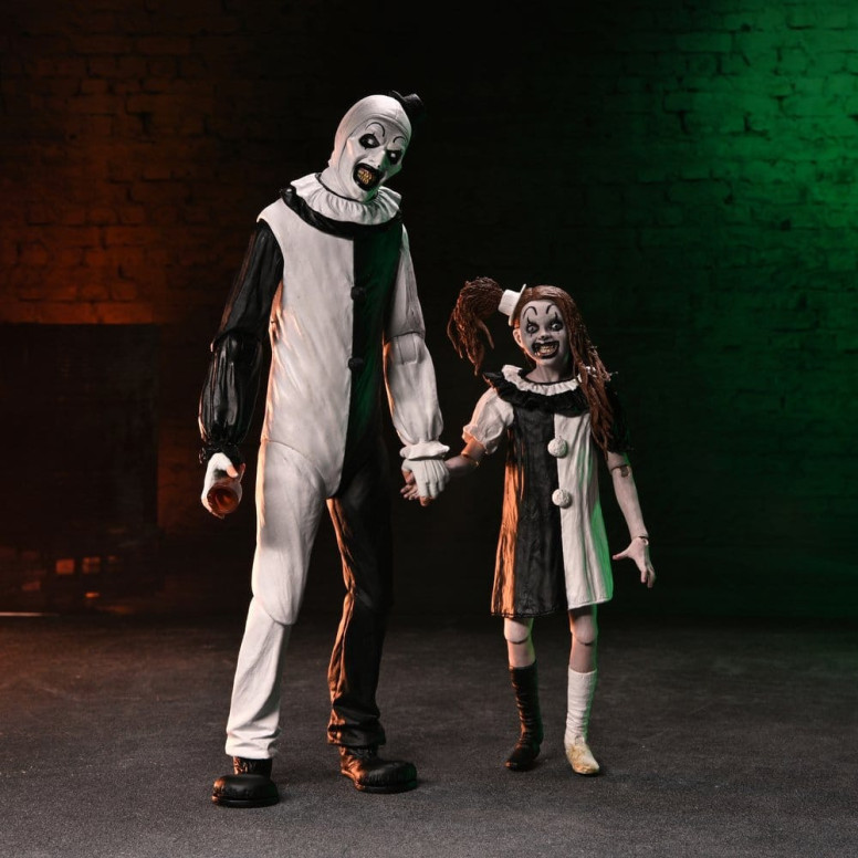 Neca Terrifier 2 - Ultimate Art il clown e la piccola ragazza pallida