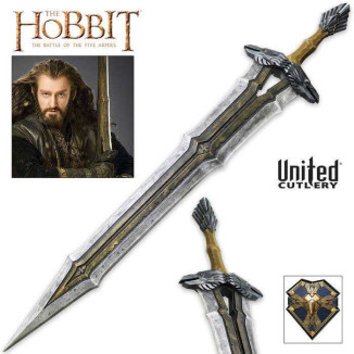 United Cutlery Spada Hobbit di Thorin Scudo di Quercia Regale - Figurina