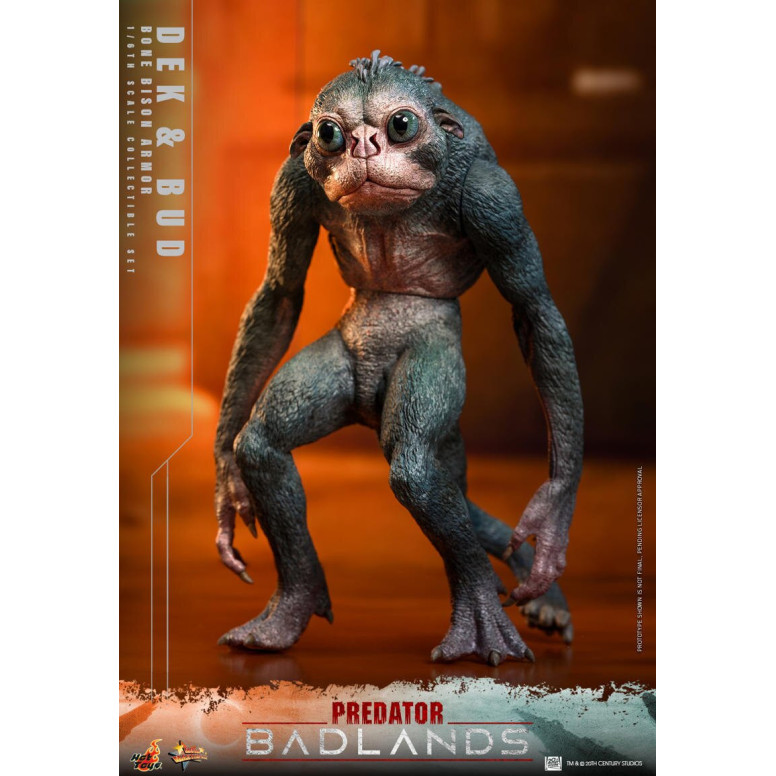 Hot Toys - Predator: Badlands - Dek (armatura Bone Bison) e Bud MMS 1/6