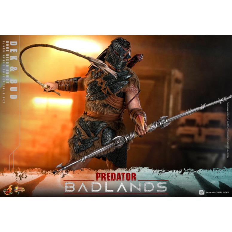 Hot Toys - Predator: Badlands - Dek (armatura Bone Bison) e Bud MMS 1/6