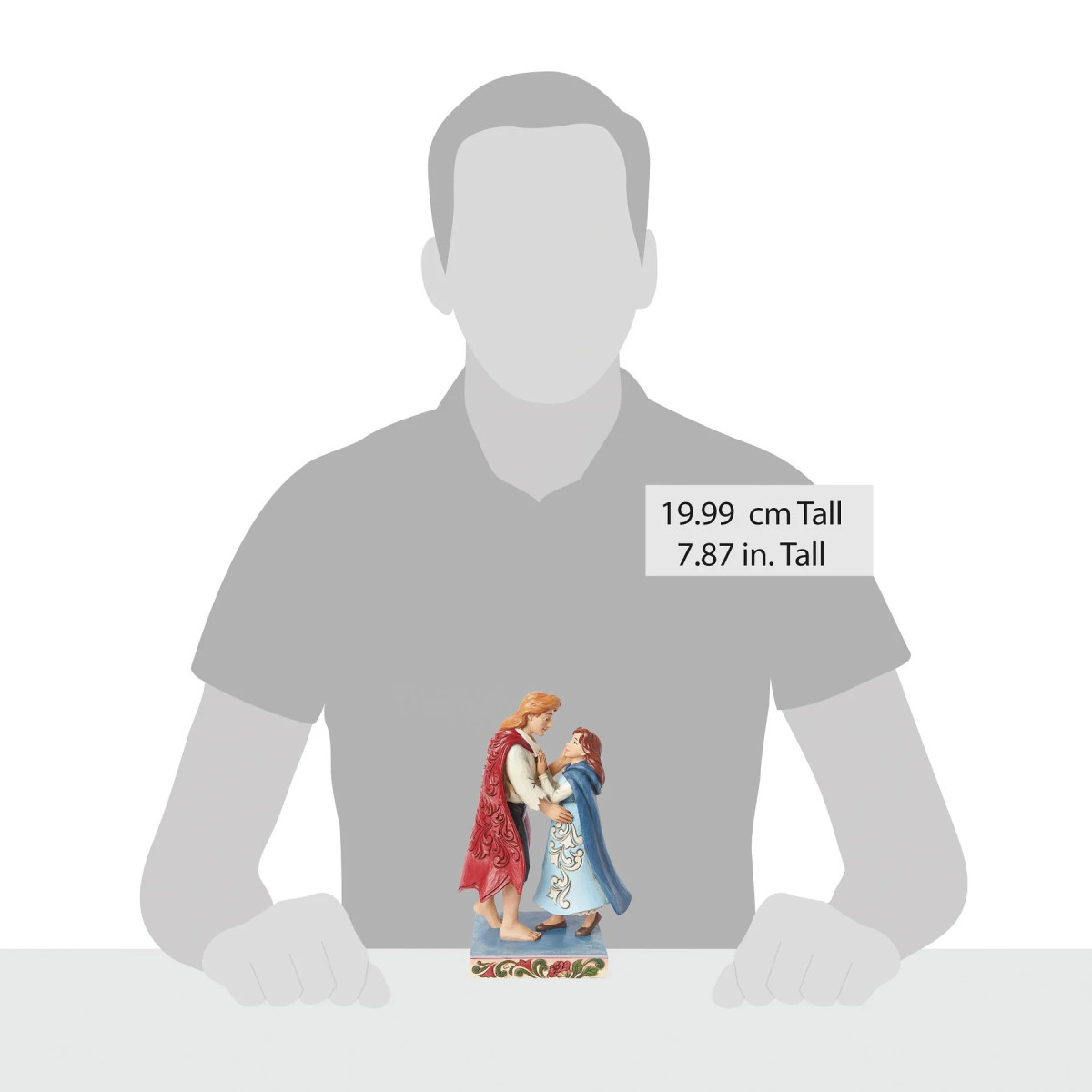 Enesco Disney Tradizioni di Jim Shore - Belle e il suo Principe - La Bella e la Bestia