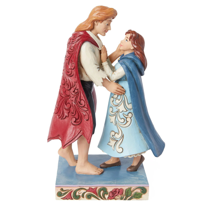 Enesco Disney Tradizioni di Jim Shore - Belle e il suo Principe - La Bella e la Bestia
