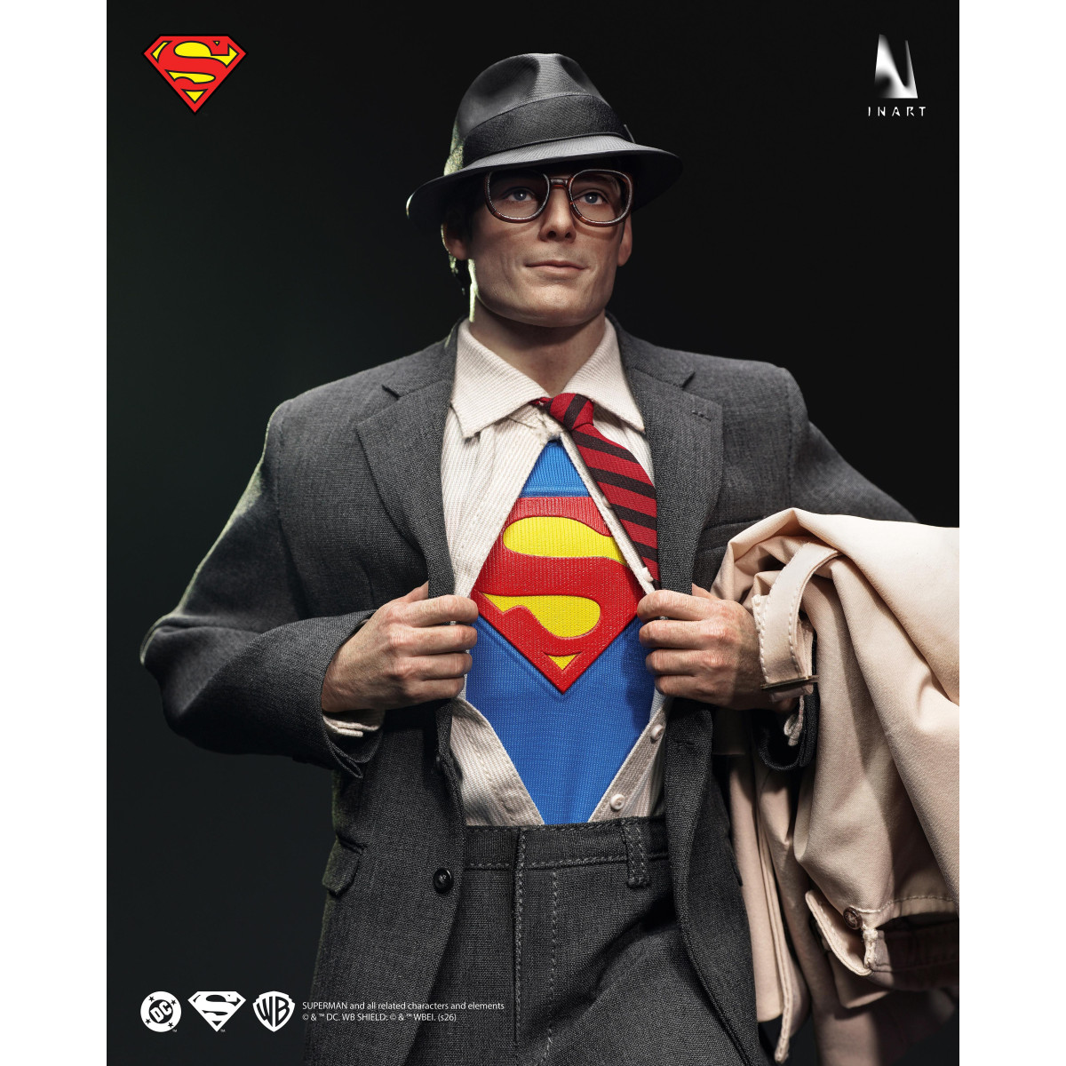 INART - Superman e Clark Kent 1978 in scala 1/6 Figurina da collezione