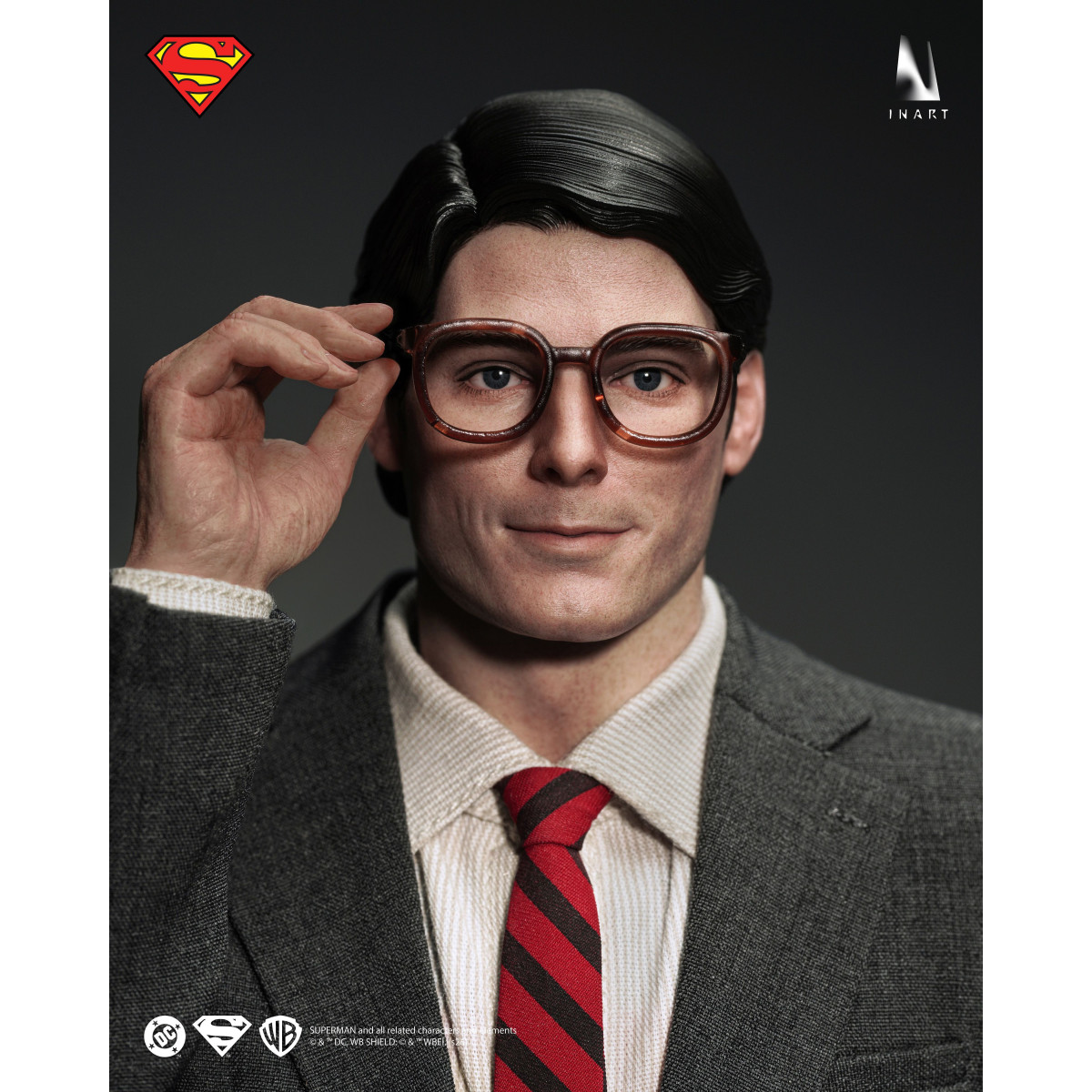 INART - Superman e Clark Kent 1978 in scala 1/6 Figurina da collezione