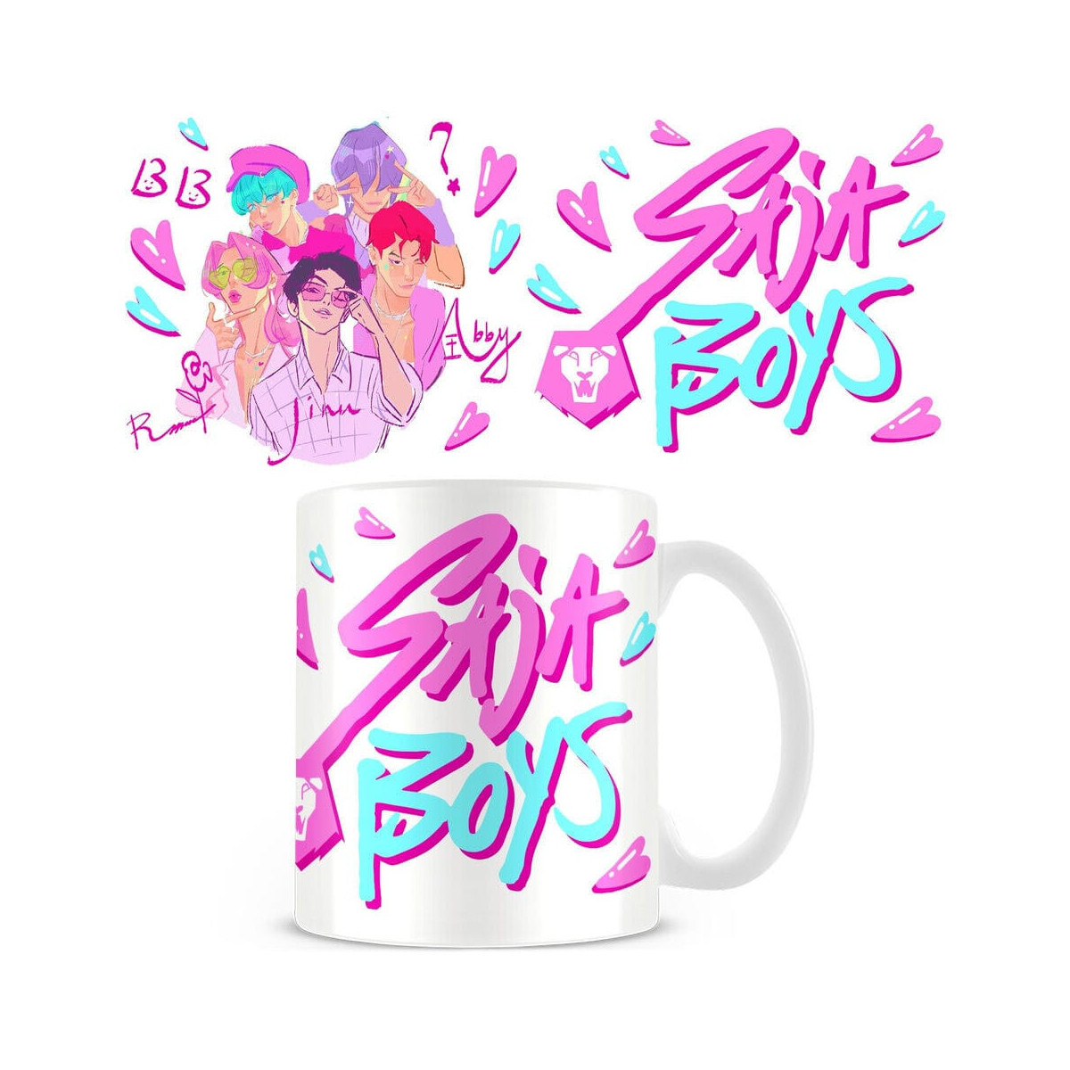 Pyramid - Cacciatori di demoni KPop - Tazza Derpy e Sussie 320ml