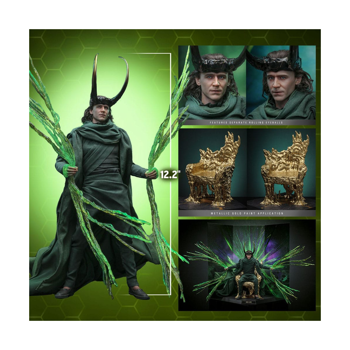 Hot toys - Dio Loki Edizione Artigianale 1/6 - Esclusiva Hot Toys