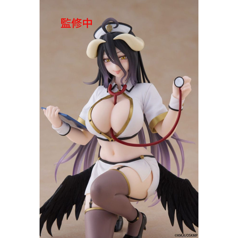Taito - Figura da tavolo Albedo Infermiera Versione Rinnovo - Overlord