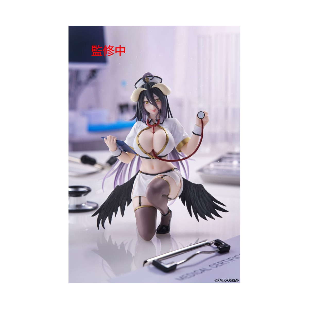 Taito - Figura da tavolo Albedo Infermiera Versione Rinnovo - Overlord