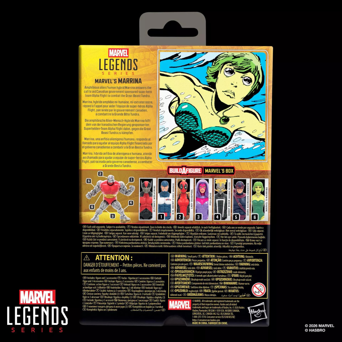 Marvel Legends - Marrina - Box BAF