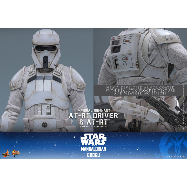 Hot Toys Star Wars - Autista AT-RT Imperial Remnant e AT-RT 60 MMS 1/6 - Star Wars: The Mandalorian & Grogu