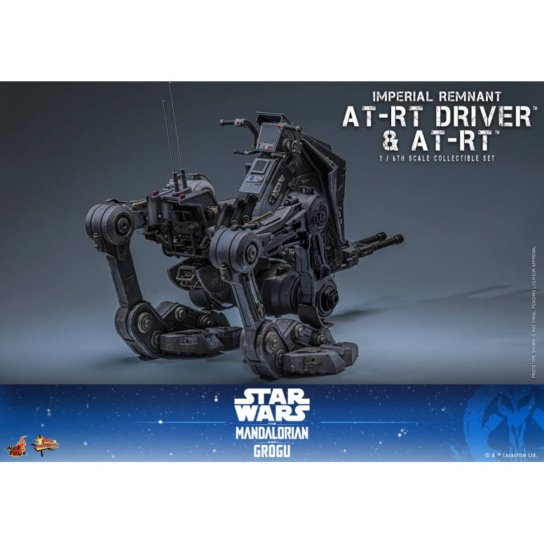 Hot Toys Star Wars - Autista AT-RT Imperial Remnant e AT-RT 60 MMS 1/6 - Star Wars: The Mandalorian & Grogu
