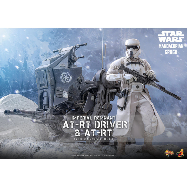 Hot Toys Star Wars - Autista AT-RT Imperial Remnant e AT-RT 60 MMS 1/6 - Star Wars: The Mandalorian & Grogu