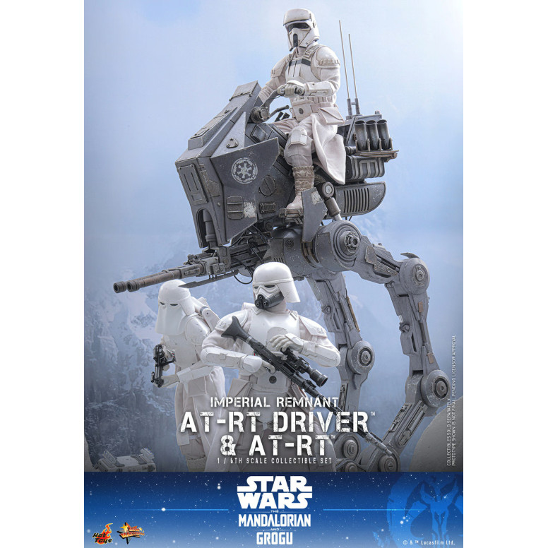 Hot Toys Star Wars - Autista AT-RT Imperial Remnant e AT-RT 60 MMS 1/6 - Star Wars: The Mandalorian & Grogu