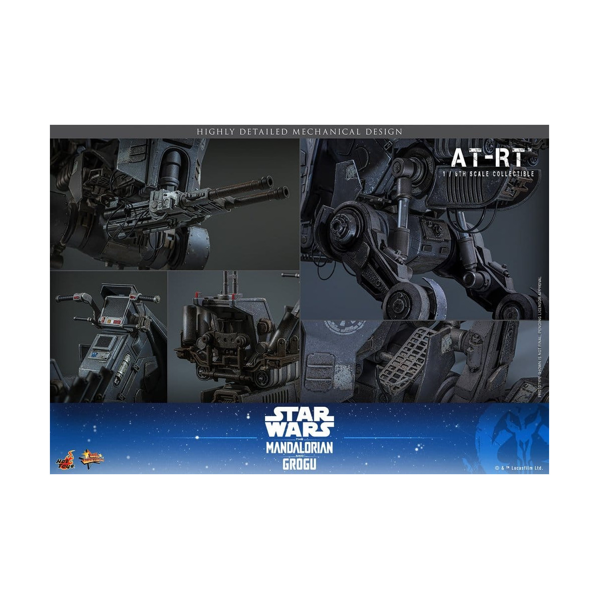 Hot Toys Star Wars - AT-RT 60 MMS 1/6 - Star Wars: The Mandalorian & Grogu