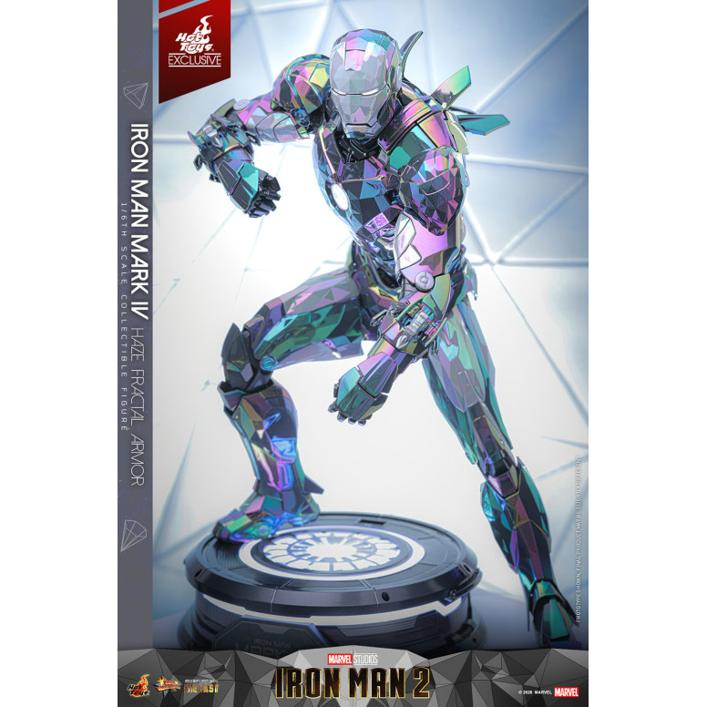 Hot Toys Iron Man 2 - Iron Man Mark IV (armatura frattale Haze) Die Cast Hot Toys Exclusive MMS 1/6