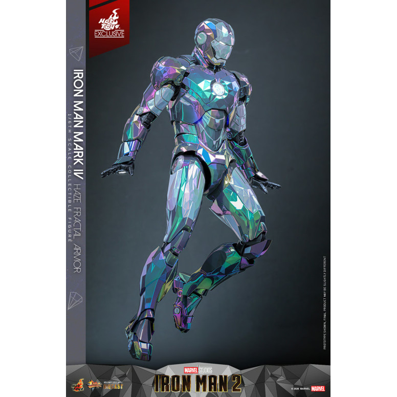Hot Toys Iron Man 2 - Iron Man Mark IV (armatura frattale Haze) Die Cast Hot Toys Exclusive MMS 1/6