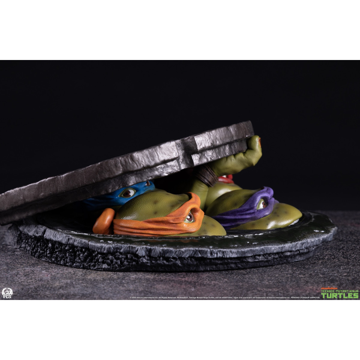Premium Collectibles Studio PCS - TMNT: Underground Edizione da tavolo in scala 1:4 - Teenage Mutant Ninja Turtles