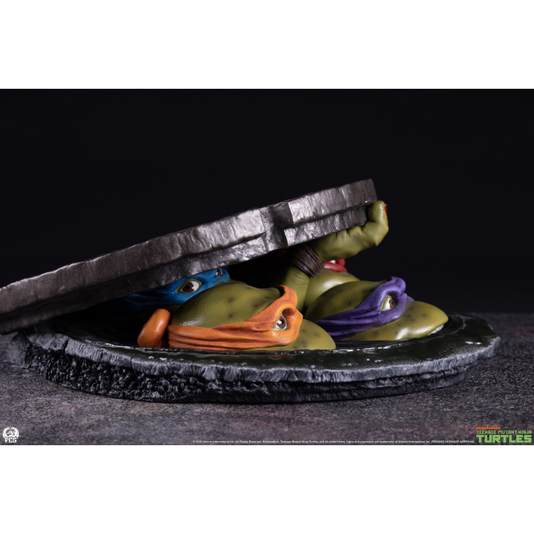 Premium Collectibles Studio PCS - TMNT: Underground Edizione da tavolo in scala 1:4 - Teenage Mutant Ninja Turtles