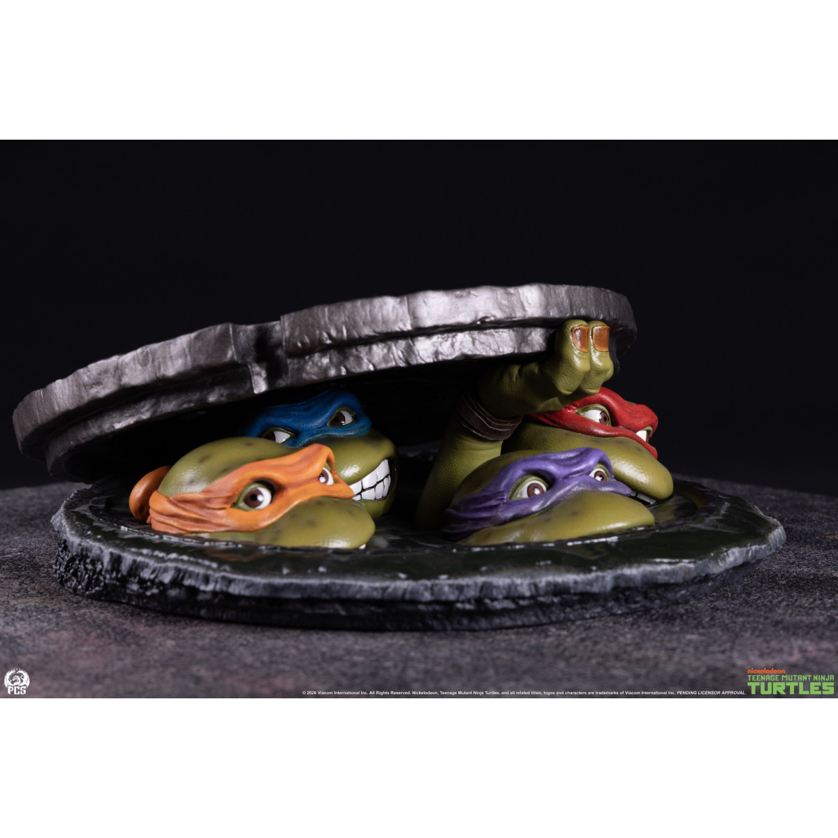Premium Collectibles Studio PCS - TMNT: Underground Edizione da tavolo in scala 1:4 - Teenage Mutant Ninja Turtles