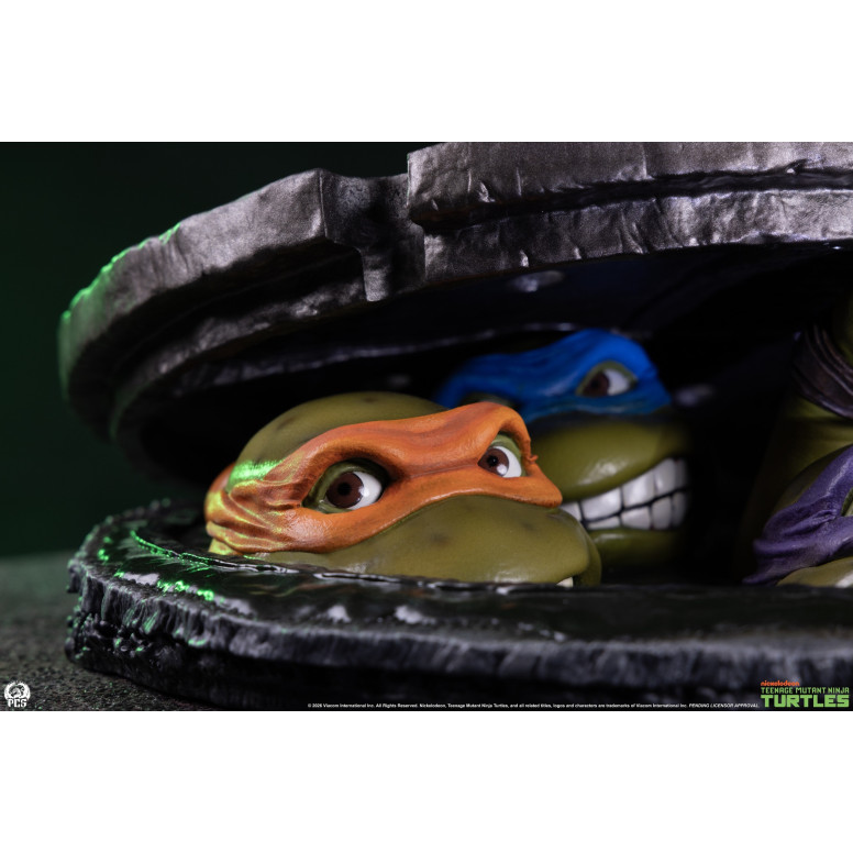 Premium Collectibles Studio PCS - TMNT: Underground Edizione da tavolo in scala 1:4 - Teenage Mutant Ninja Turtles