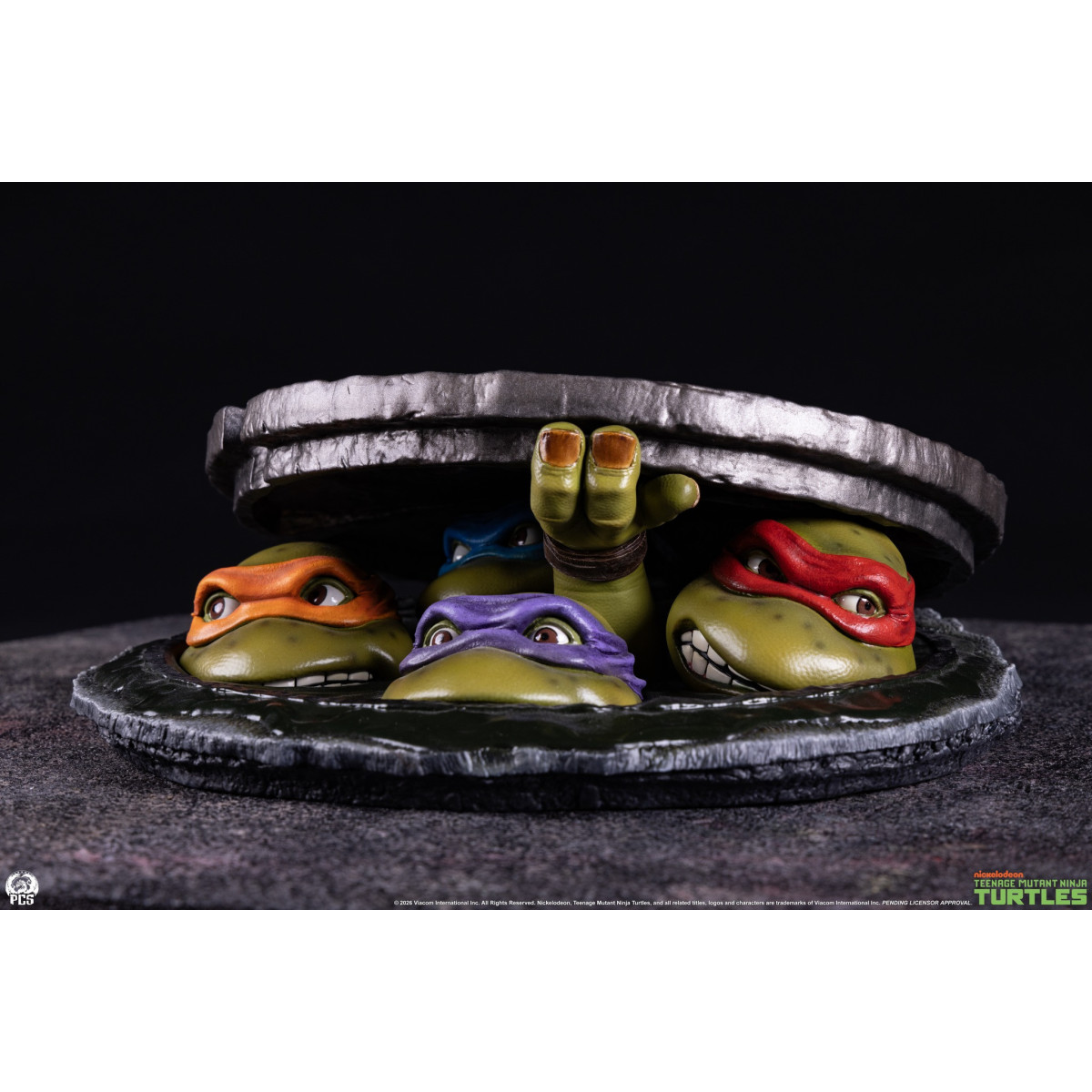 Premium Collectibles Studio PCS - TMNT: Underground Edizione da tavolo in scala 1:4 - Teenage Mutant Ninja Turtles