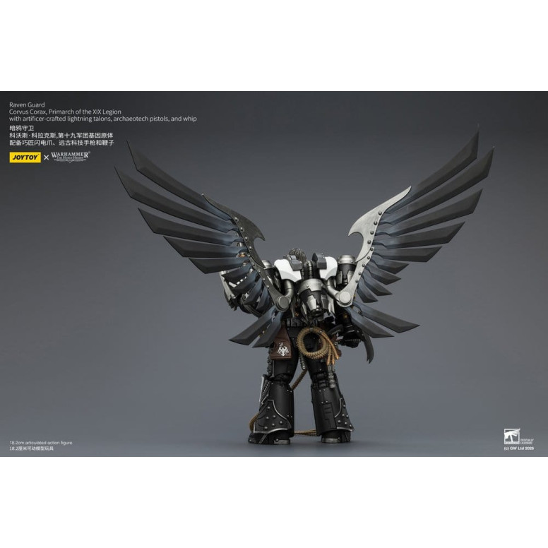 JoyToy Space Marines - Guardia del Corvo - Corvus Corax, Primarca della XIX Legione 1/18 - Warhammer 40k