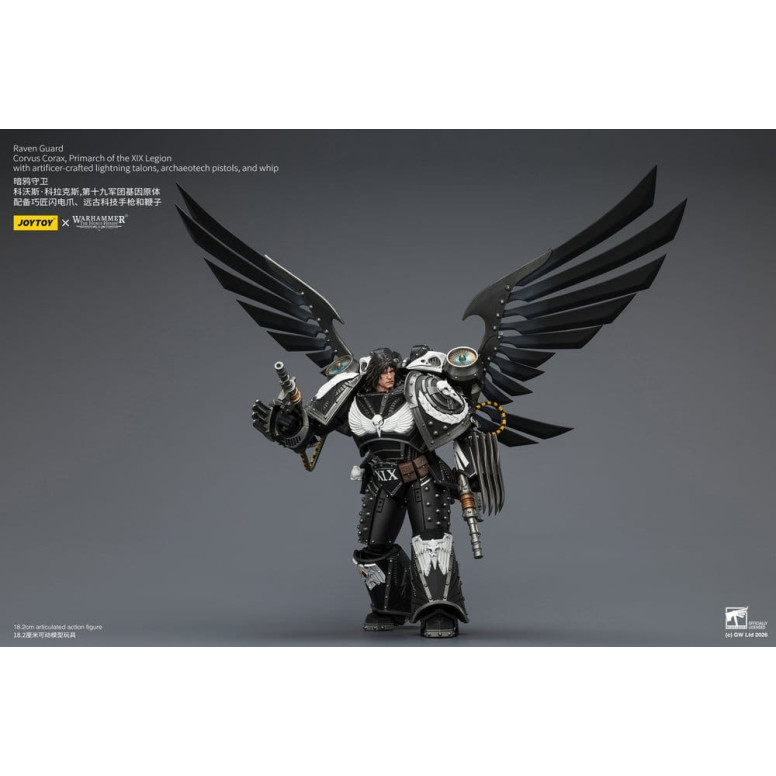 JoyToy Space Marines - Guardia del Corvo - Corvus Corax, Primarca della XIX Legione 1/18 - Warhammer 40k