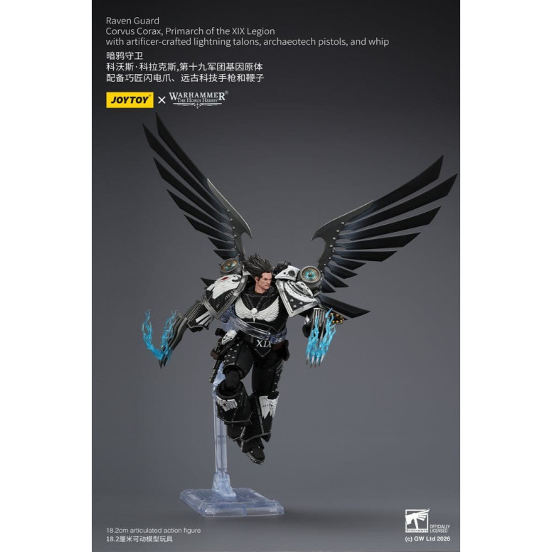 JoyToy Space Marines - Guardia del Corvo - Corvus Corax, Primarca della XIX Legione 1/18 - Warhammer 40k