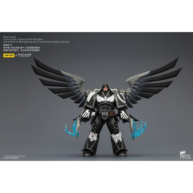 JoyToy Space Marines - Guardia del Corvo - Corvus Corax, Primarca della XIX Legione 1/18 - Warhammer 40k