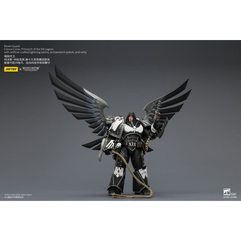 JoyToy Space Marines - Guardia del Corvo - Corvus Corax, Primarca della XIX Legione 1/18 - Warhammer 40k