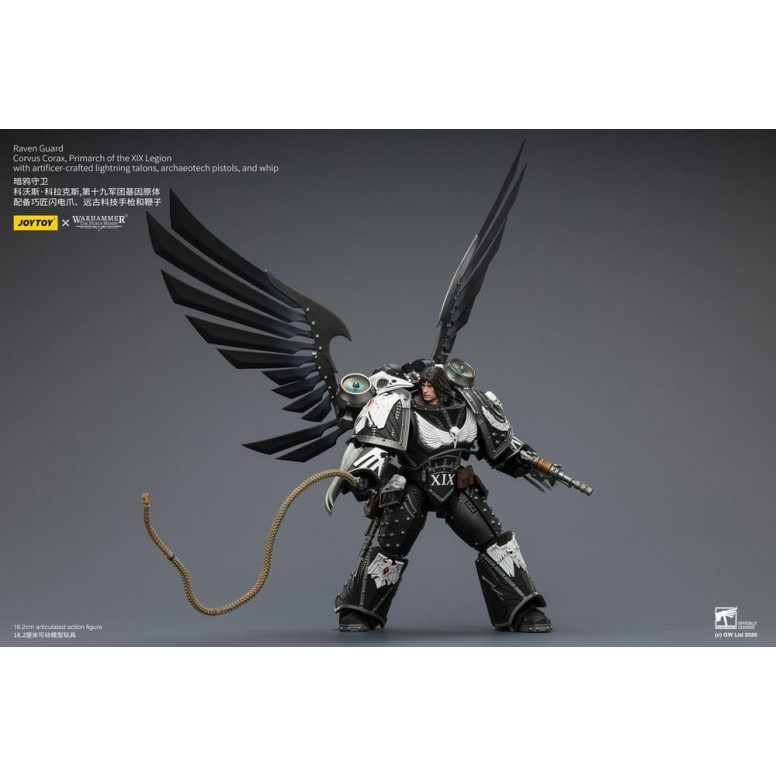 JoyToy Space Marines - Guardia del Corvo - Corvus Corax, Primarca della XIX Legione 1/18 - Warhammer 40k