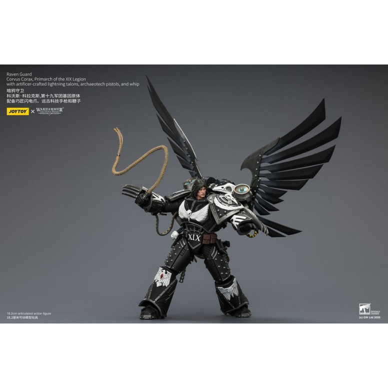 JoyToy Space Marines - Guardia del Corvo - Corvus Corax, Primarca della XIX Legione 1/18 - Warhammer 40k