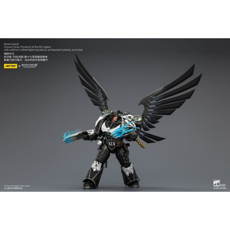 JoyToy Space Marines - Guardia del Corvo - Corvus Corax, Primarca della XIX Legione 1/18 - Warhammer 40k