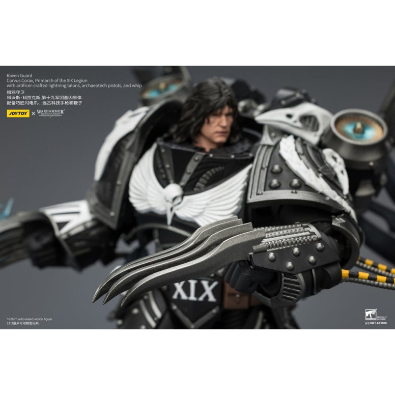 JoyToy Space Marines - Guardia del Corvo - Corvus Corax, Primarca della XIX Legione 1/18 - Warhammer 40k