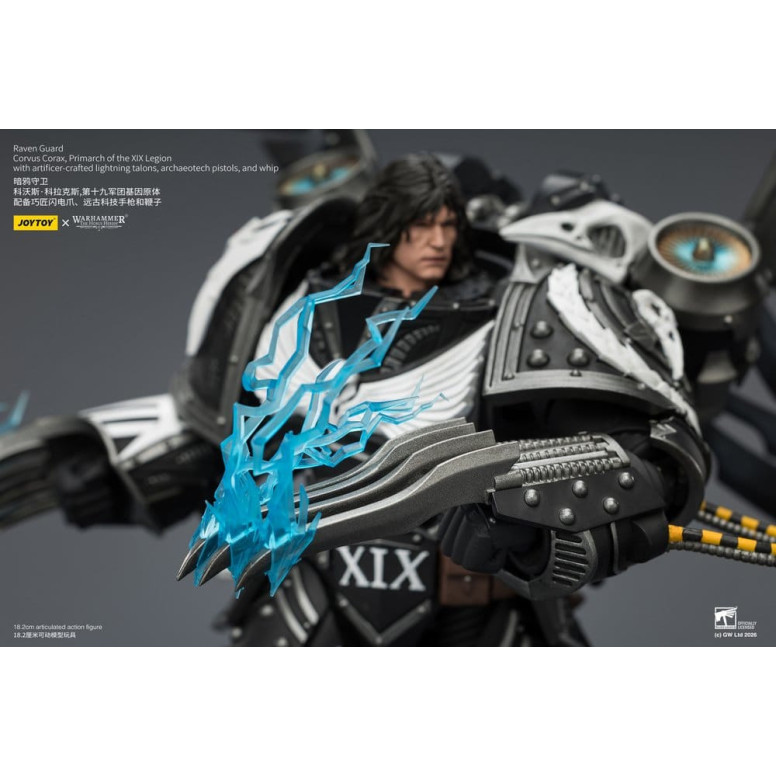 JoyToy Space Marines - Guardia del Corvo - Corvus Corax, Primarca della XIX Legione 1/18 - Warhammer 40k